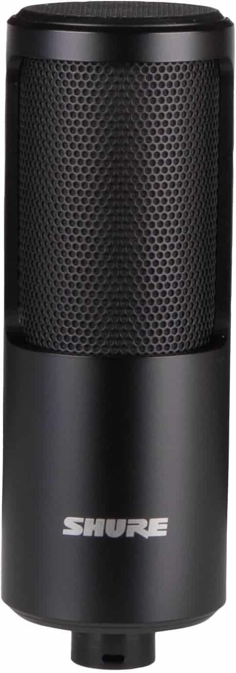 Shure SM4 Studio Recording Microphone, XLR Home Studio Condenser Mic Optimized for Soft Vocals to Loud Instruments with Mix-Ready Audio - All-Metal Construction