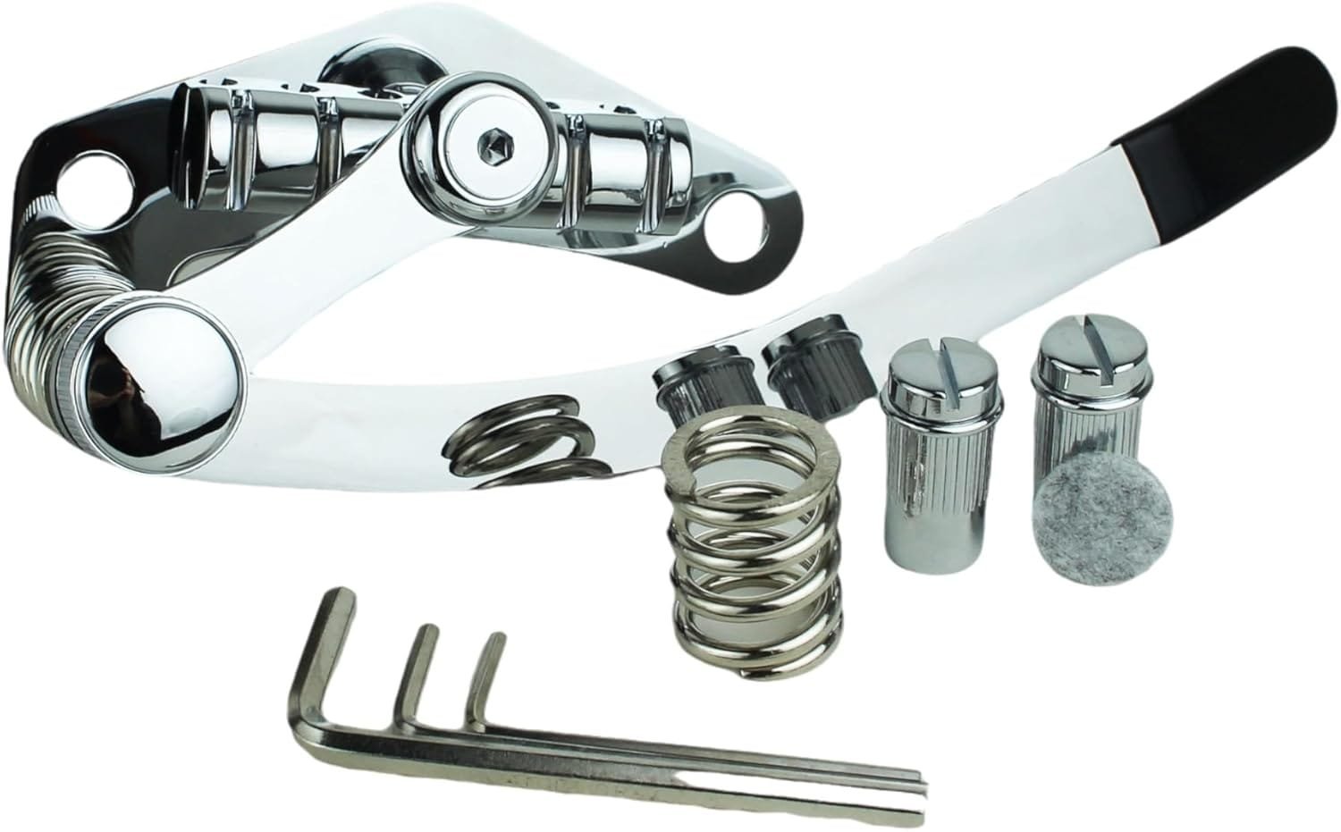 Tremolo Guitar Bridge Stop Bar, Tune-O-Matic Style Bridge Toppiece Compatible with LP SG Electric Guitars Replacement Part