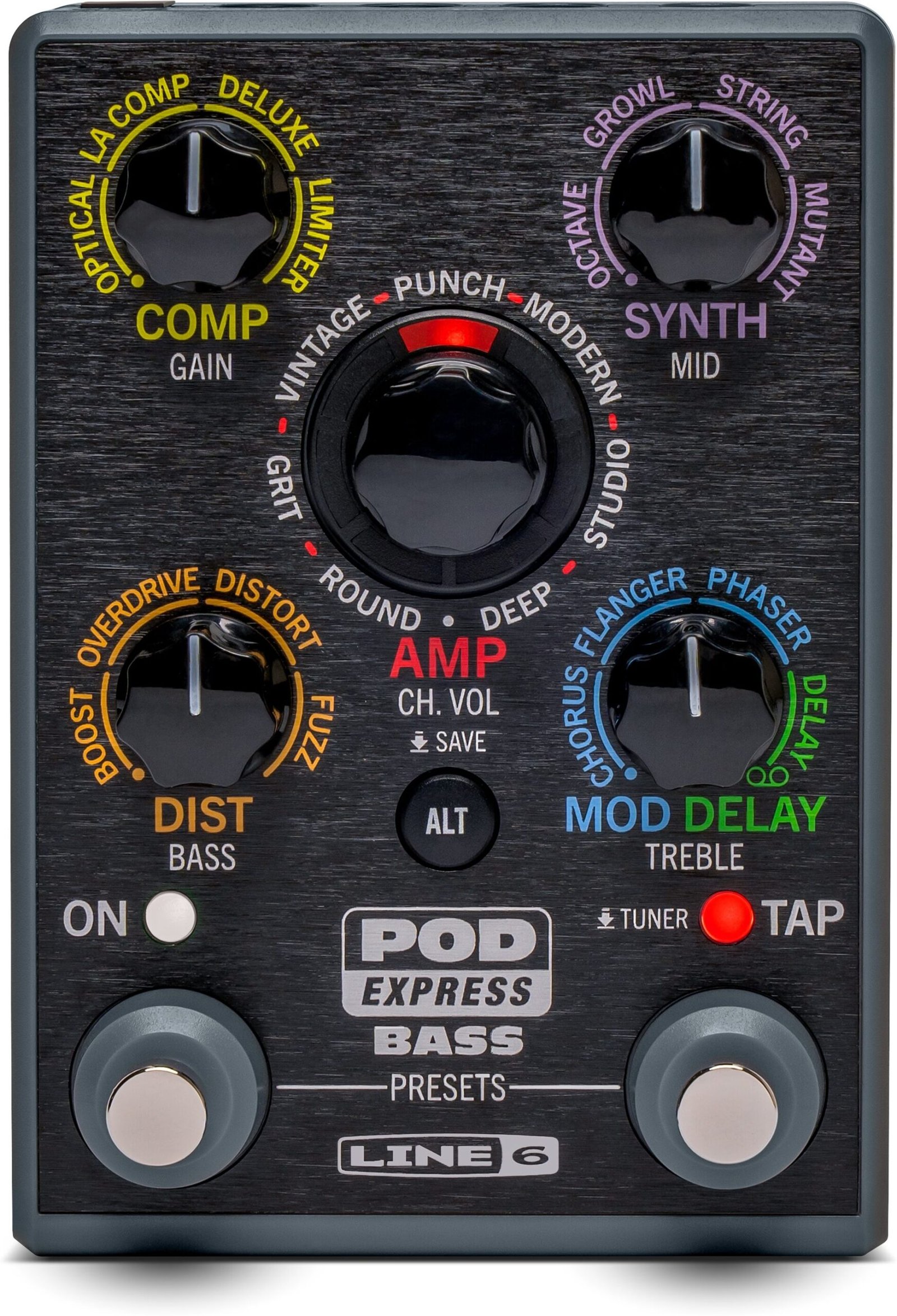 Line 6 POD Express Bass Multi-FX and Amp Modeling Pedal