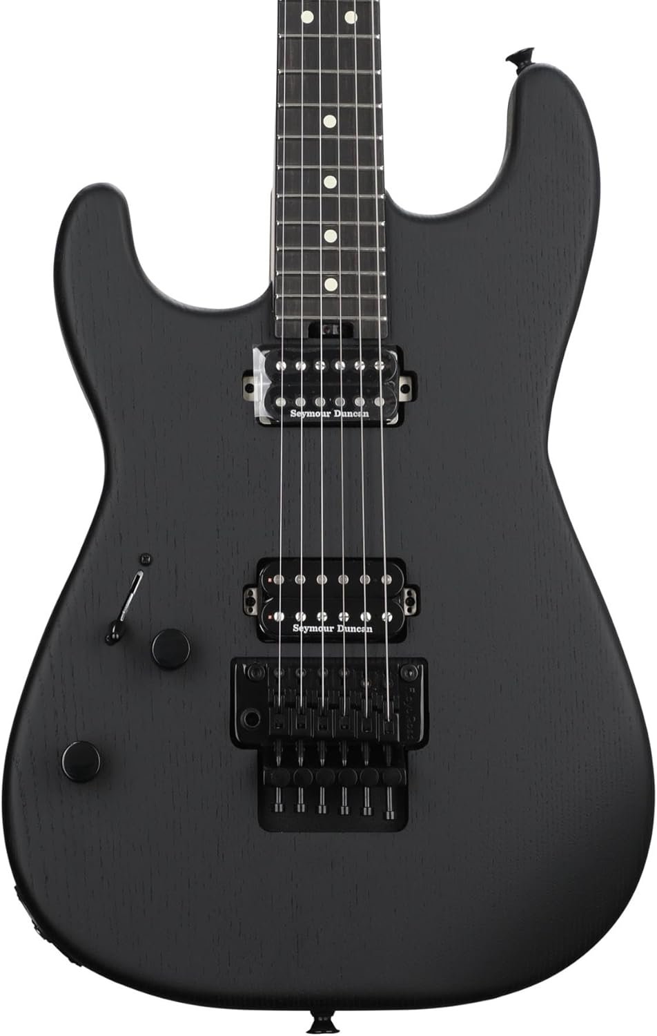 Charvel Pro-Mod San Dimas Style 1 HH FR Sassafras Left-handed Electric Guitar - Satin Black