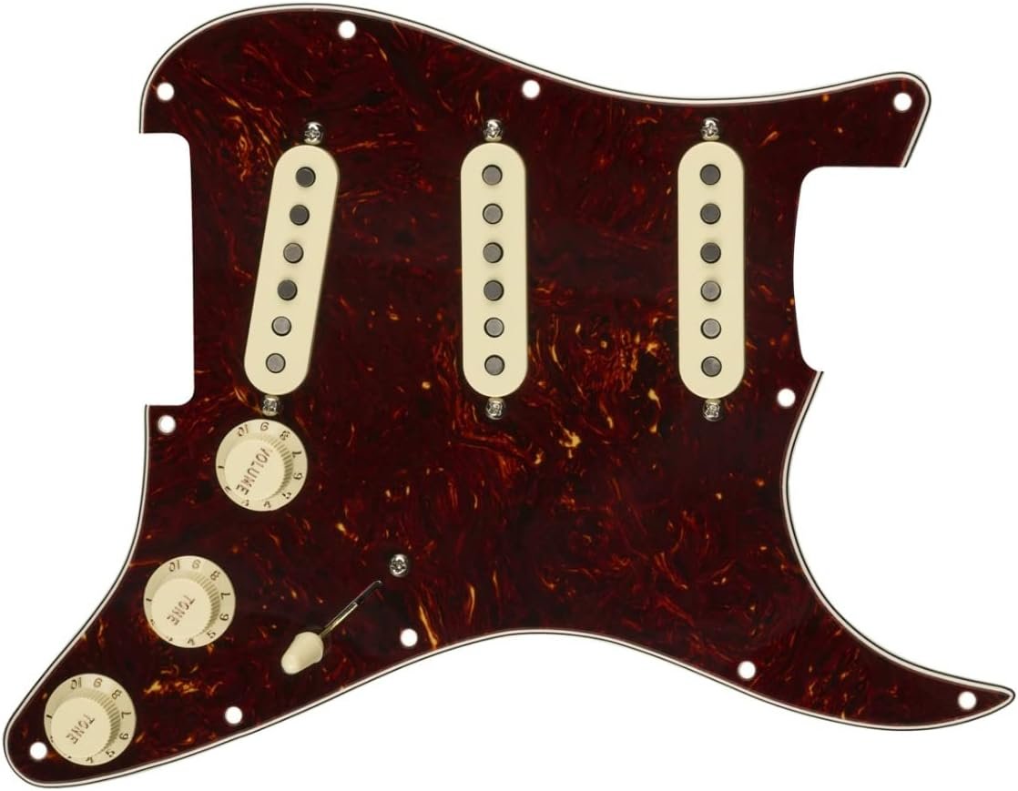 Fender Fat '50's Prewired Stratocaster Pickguard - Tortoise