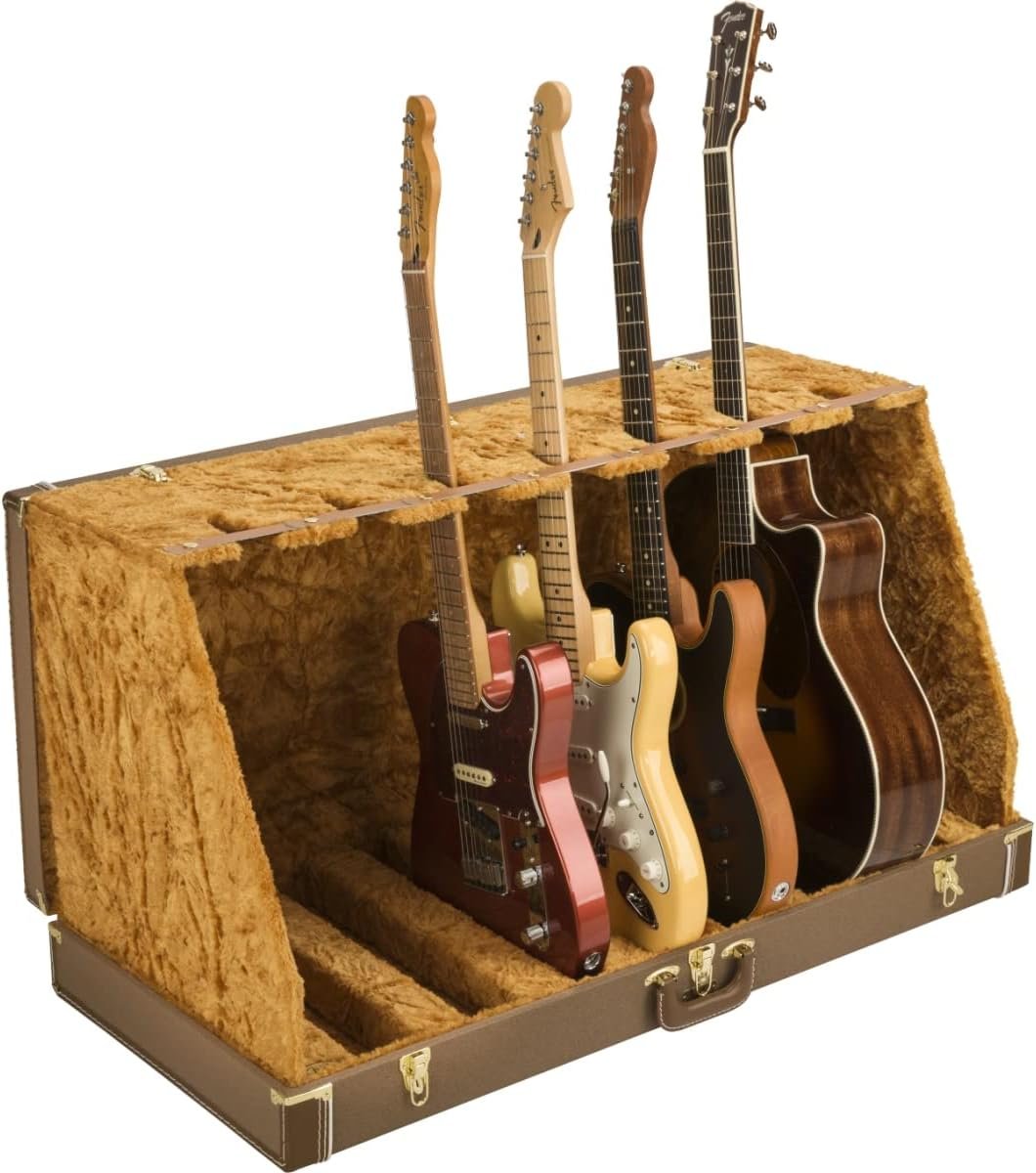 Fender Classic Series Case Stand, 7-Guitar, Brown